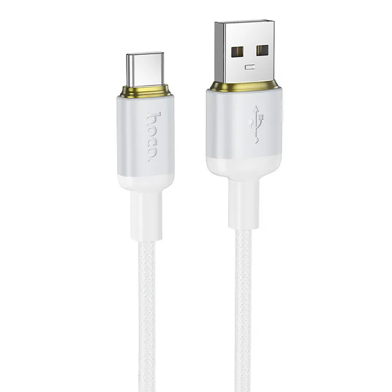 Дата кабель Hoco X128 Benefit USB to Type-C 36W (1m) – White. Фото 1 из 4
