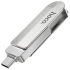 Флеш-накопитель Hoco UD10 Metal Flash 2in1 USB 3.0/Type-C - 64GB – Gray. Фото 3 из 4