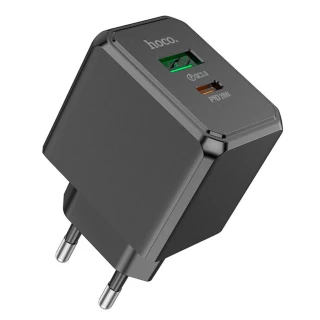 СЗУ Hoco CS14A PD20W+QC3.0 (1USB-A/1C) фото 1 СЗУ Hoco CS14A PD20W+QC3.0 (1USB-A/1C) фото 1 из 1