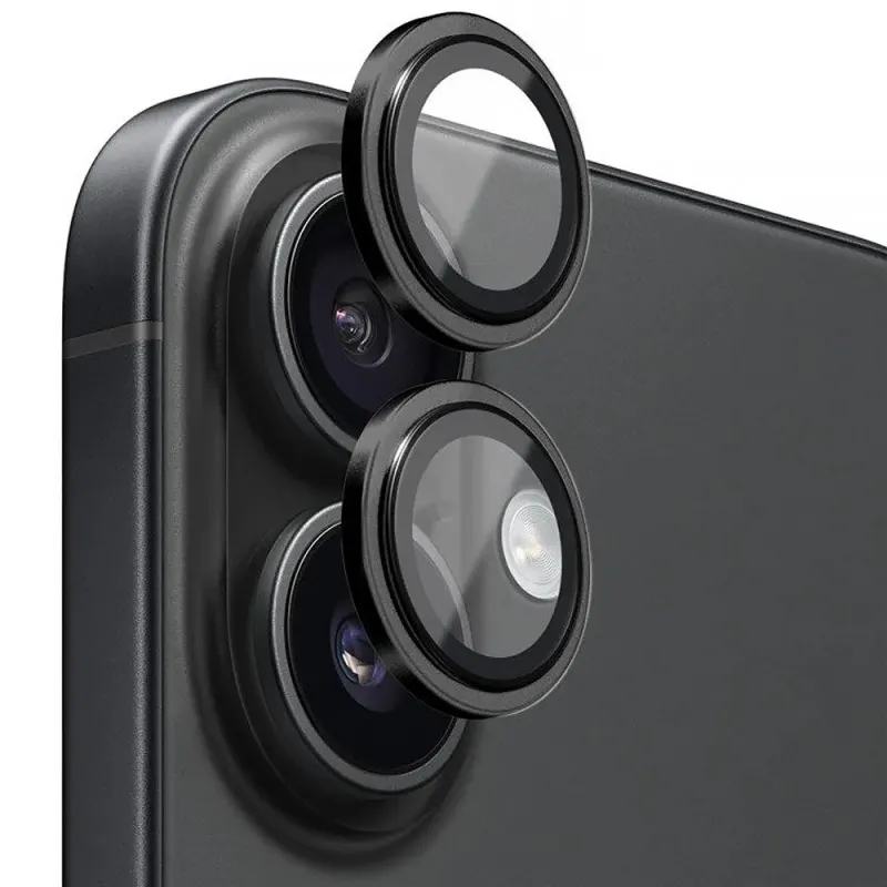 Защитное стекло BlueO Metal на Apple iPhone 18 Pro – Черный / Black. Фото 1 из 2