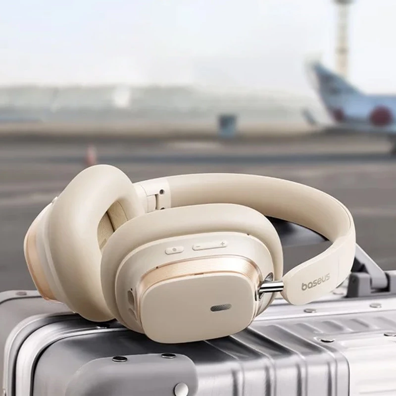 Накладні бездротові навушники Baseus Bowie H1s Noise-Cancellation (A00075301) – Stellar White. Фото 2 з 4