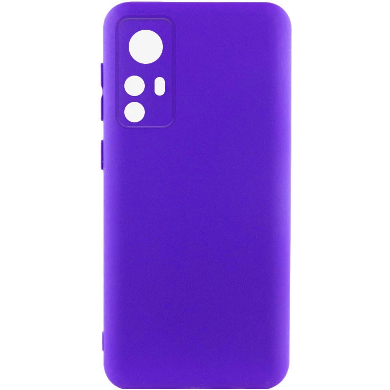 Чохол Silicone Case Lakshmi Plus з закритою камерою на Xiaomi Redmi Note 12S – Синій / Iris. Фото 1 з 1