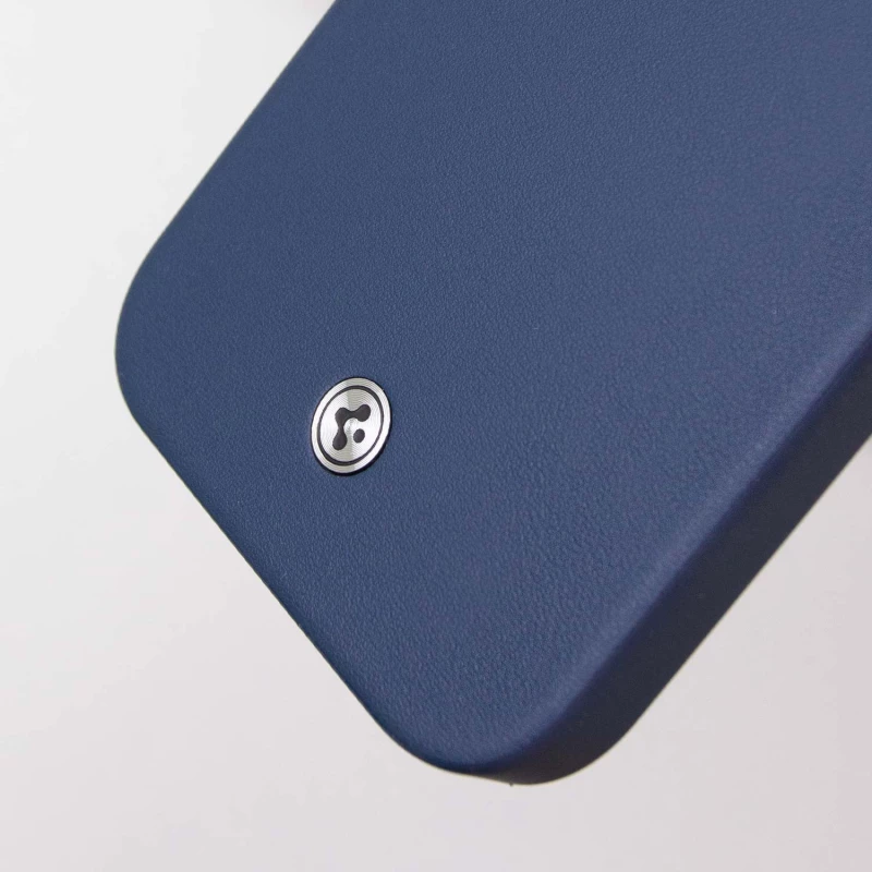 Чохол PC+Leather SGP with MagSafe для Apple iPhone 16 – Blue. Фото 6 з 8