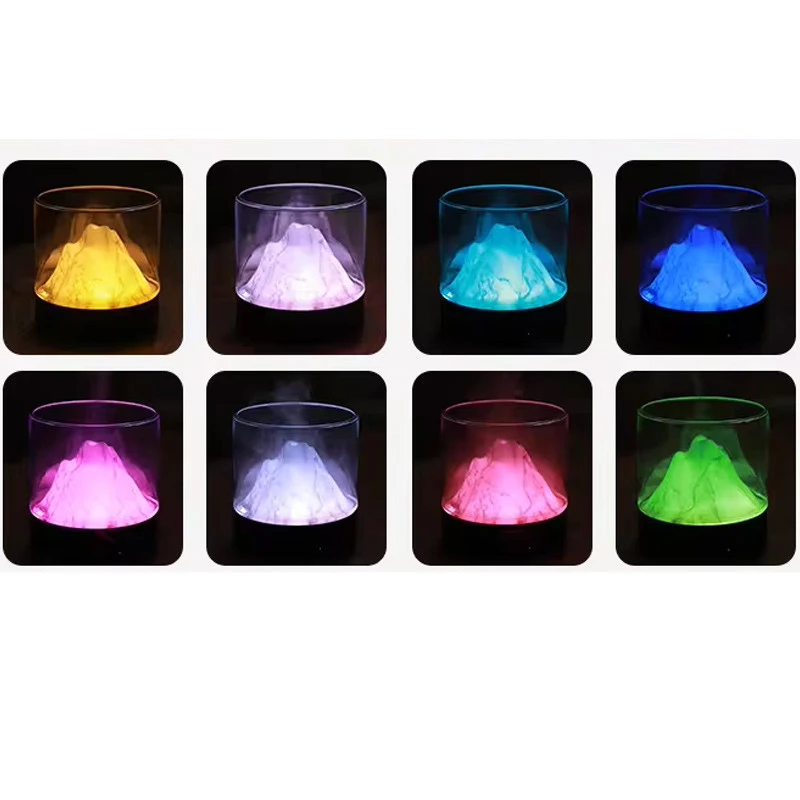 Зволожувач повітря з арома D5 Mountain gradient colour 300ml – White. Фото 5 з 5