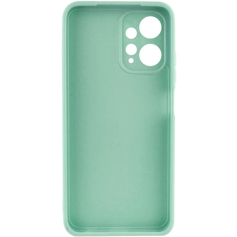 Кольоровий силіконовий чохол із захистом камери на Xiaomi Redmi Note 12 4G – Зелений / Menthol. Фото 4 з 4