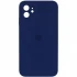Чохол Silicone Case Square з захистом камери на Apple iPhone 11 (6.1") – Темно-синій / Midnight blue. Фото 1 з 3