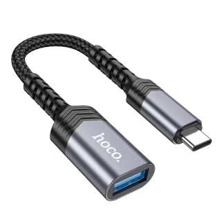 Переходник Hoco UA24 Type-C male to USB female 3.0 фото 1 из 6