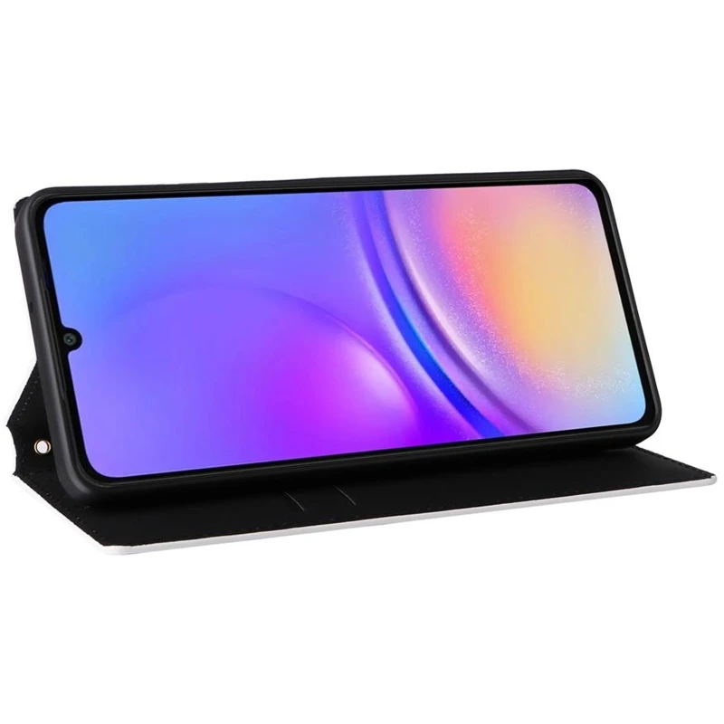 Шкіряний чохол-книжка Rhombus Book для Samsung Galaxy A37 5G – silver. Фото 3 з 5