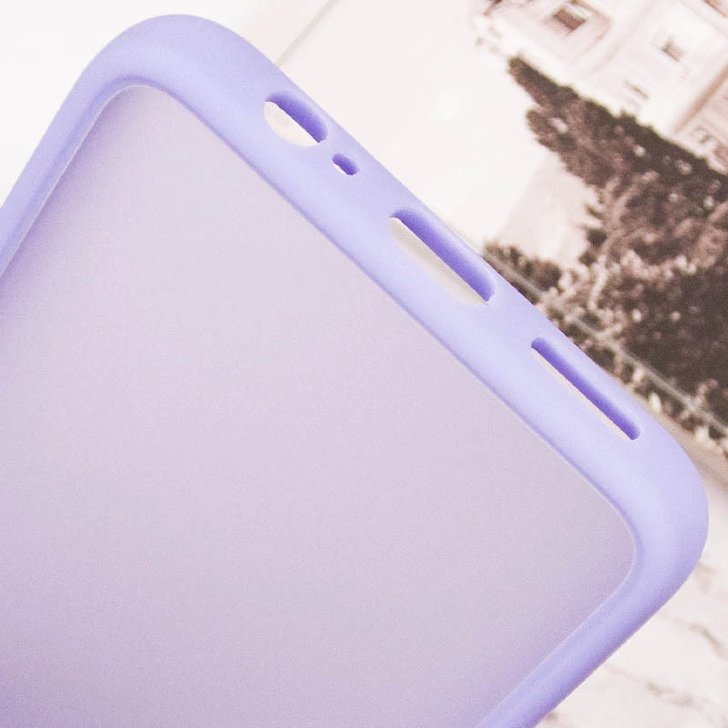 Чехол TPU+PC Lyon Frosted на Xiaomi Redmi Note 9 / Redmi 10X – Purple. Фото 7 из 7