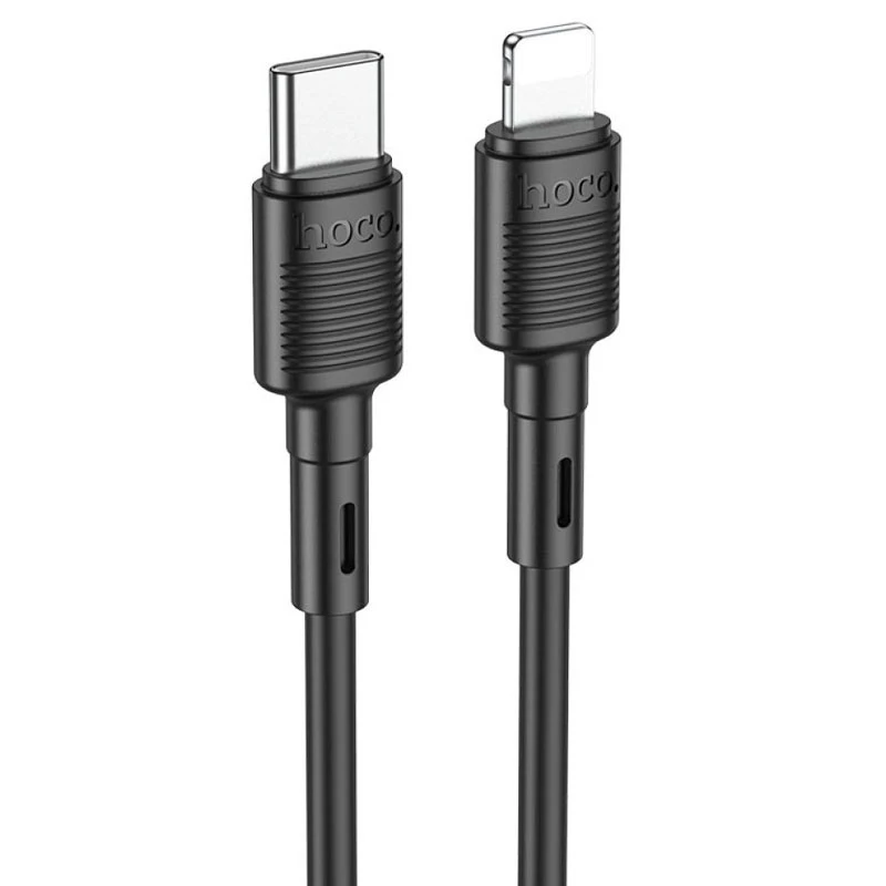 

Дата кабель Hoco X83 Victory PD 20W Type-C to Lightning (1m) (Black)