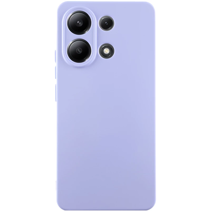 Чохол Silicone Case Lakshmi з закритою камерою на Xiaomi Redmi Note 13 4G – Бузковий / Dasheen. Фото 1 з 8