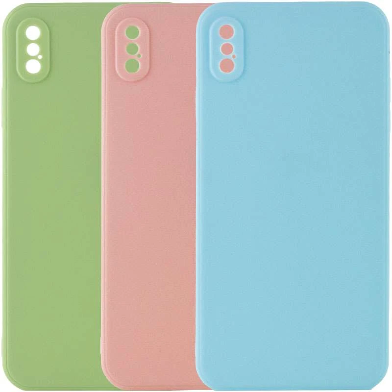 

Кольоровий силіконовий чохол із захистом камери на Apple iPhone X (5.8")