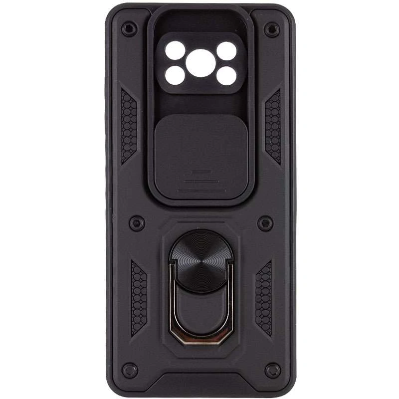 Ударопрочный чехол Serge Ring с защитой камеры для Xiaomi Poco X3 NFC / Poco X3 Pro – Черный. Фото 2 из 5