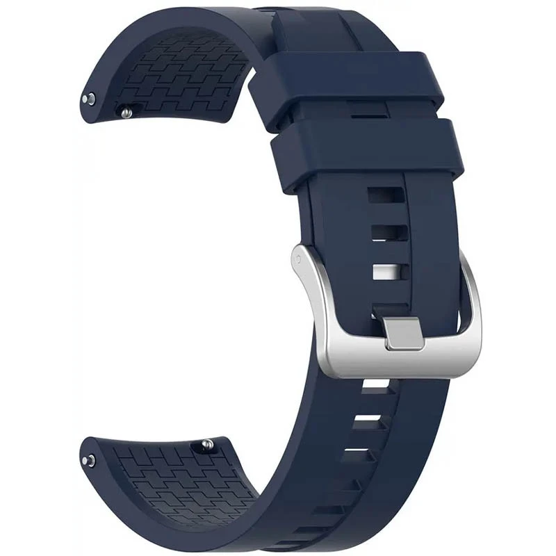 

Силиконовый ремешок Silicone Universal для Xiaomi Amazfit/Samsung 22 mm (Dark Blue)