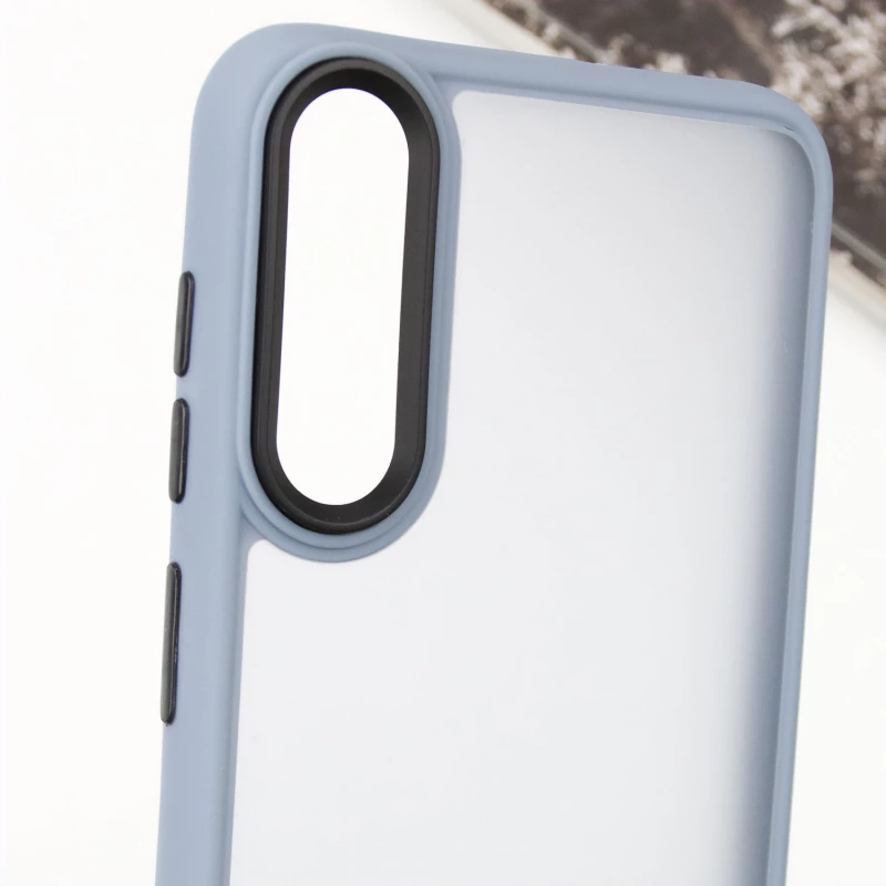 Чохол TPU+PC Lyon Frosted на Samsung Galaxy A50 (A505F) / A50s / A30s – Блакитний / Sky Blue. Фото 10 з 12