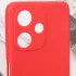 Цветной силиконовый чехол с защитой камеры для Infinix Hot 30i – Красный / Red. Фото 7 из 7