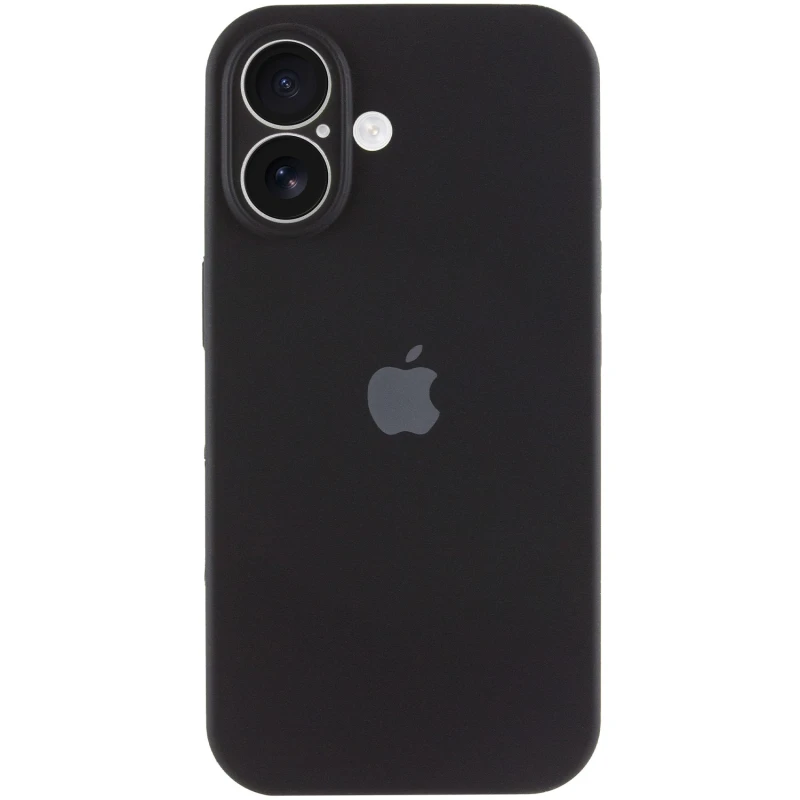 Чохол Silicone Case з захистом камери на Apple iPhone 17 (6.3") – Чорний / Black. Фото 2 з 3