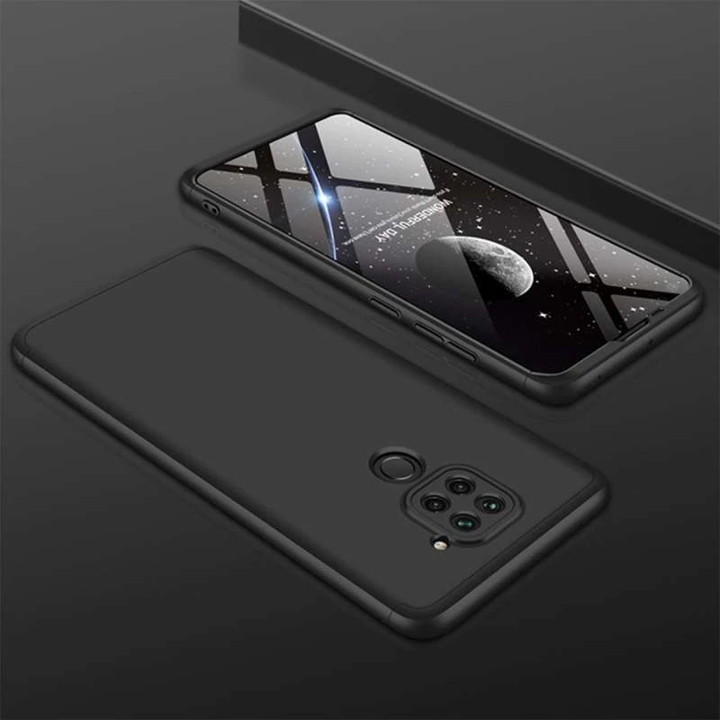 Чохол із захистом 360 градусів GKK на Xiaomi Redmi Note 9 / Redmi 10X – Чорний. Фото 7 з 7
