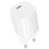 МЗП Borofone BA103A Pudding PD20W (1USB-C) + кабель Type-C to Lightning – White. Фото 3 з 4