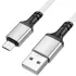 Дата кабель Borofone BX83 Famous USB to Micro-USB – White. Фото 2 з 4