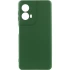 Чохол Silicone Case Lakshmi Plus з закритою камерою на Motorola Moto G85 – Зелений / Dark green. Фото 2 з 6