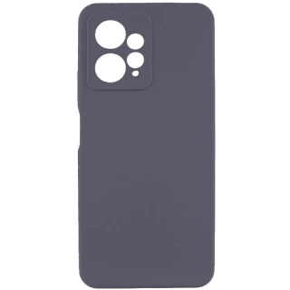 Чохол Silicone Case Lakshmi Premium із закритою камерою для Xiaomi Redmi Note 12 4G — Сірий / Dark Gray
