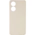 Цветной силиконовый чехол с защитой камеры для Oppo Reno 8T 4G – Бежевый / Antigue White. Фото 1 из 10