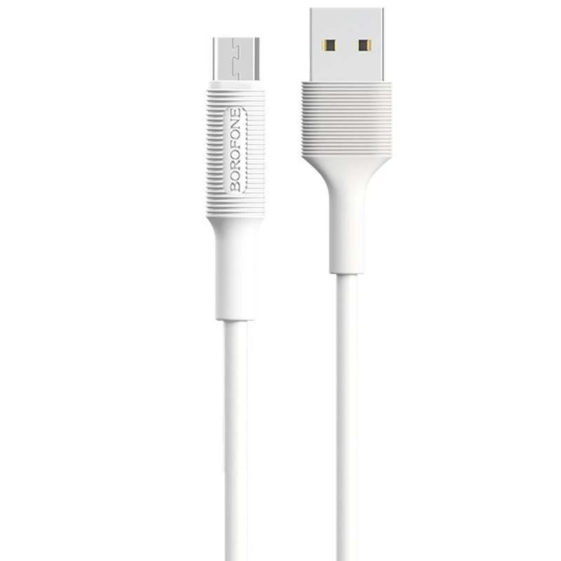 

Дата кабель Borofone BX1 EzSync USB to MicroUSB (1m) (Білий)