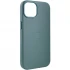 Шкіряний чохол Silicone Case Soft з MagSafe на Apple iPhone 14 (6.1") – Pine green. Фото 5 з 8