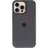 Чохол Silicone Case з закритим низом на Apple iPhone 14 Pro (6.1") – Сірий / Dark Gray. Фото 3 з 8