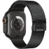 Ремінець Hoco WA33 Original series umbrella buckle Milanese steel strap для Apple watch 44/45/46/49mm – Black. Фото 2 з 3