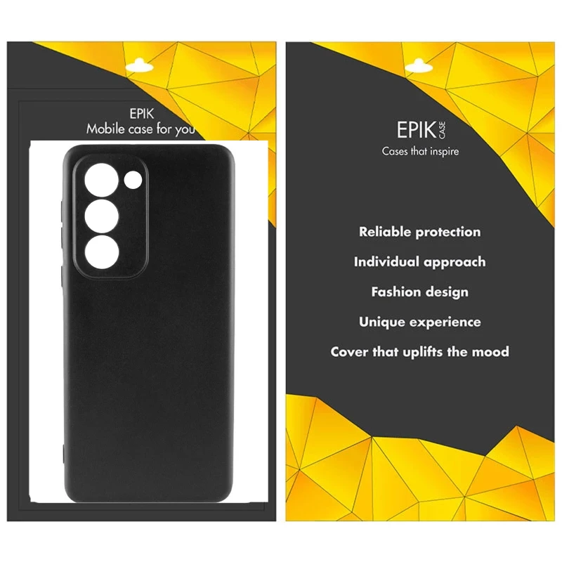 Чёрный силиконовый чехол Epik с защитой камеры для Xiaomi Redmi 15 4G (Global) / 5G – Черный. Фото 2 из 2