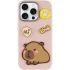 Чехол Labubu Toys для Apple iPhone 14 Pro (6.1") – Capybara / Pink. Фото 3 из 6