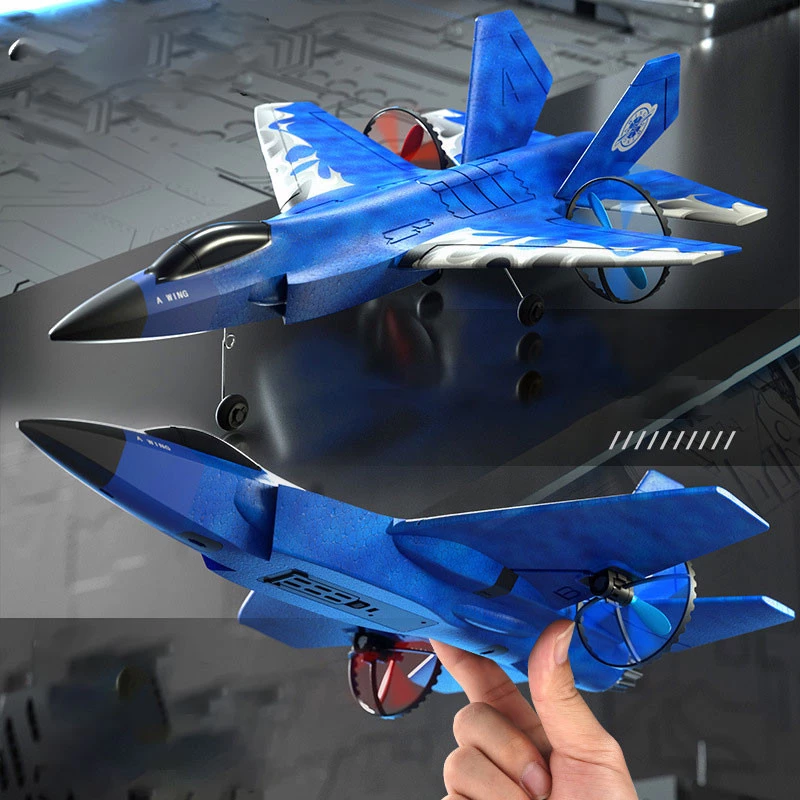 Літак на радіокеруванні SCHE HW39 F35 Fighter – Blue. Фото 4 з 6