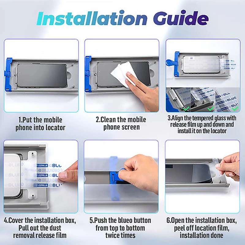Захисне 3D скло Blueo Hot Bending для Apple iPhone 16 Pro – Чорний. Фото 3 з 8