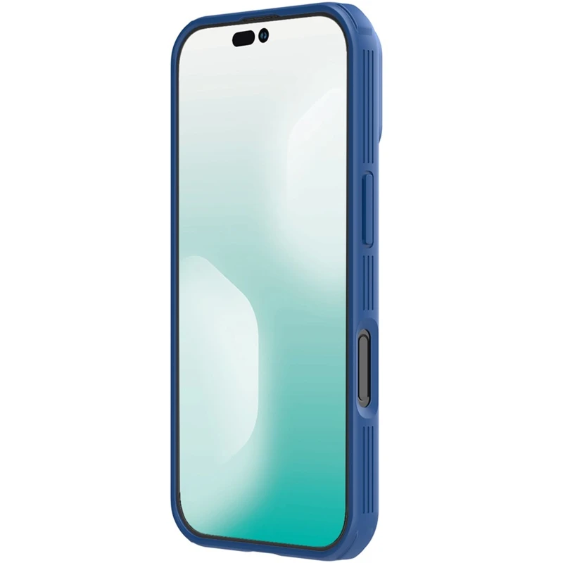 Карбована накладка Nillkin Pro зі шторкою для камери на Apple iPhone 17 (6.3") – Blue. Фото 2 з 4