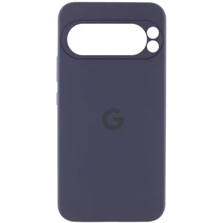 Чехол Silicone Case Lakshmi Premium L с закрытой камерой для Google Pixel 9 Pro — Серый / Dark Gray