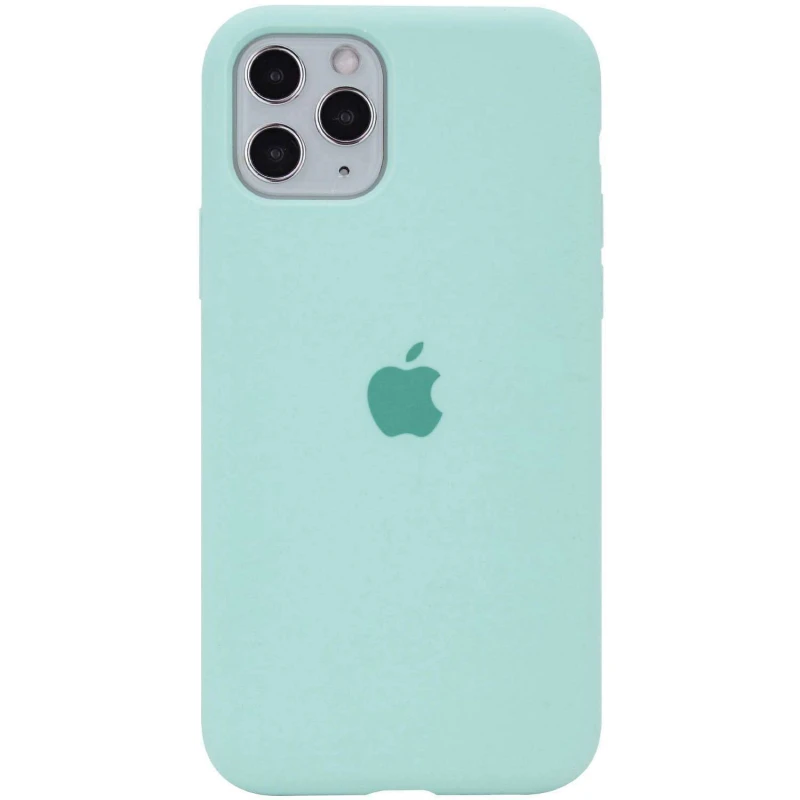 

Чехол Silicone Case с закрытым низом для Apple iPhone 11 Pro (5.8") (Бирюзовый / Turquoise), Бірюзовий / turquoise