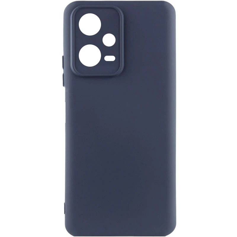 Чохол Silicone Case Lakshmi Plus з закритою камерою на Xiaomi Redmi Note 12 Pro 5G – Синій / Midnight Blue. Фото 1 з 3