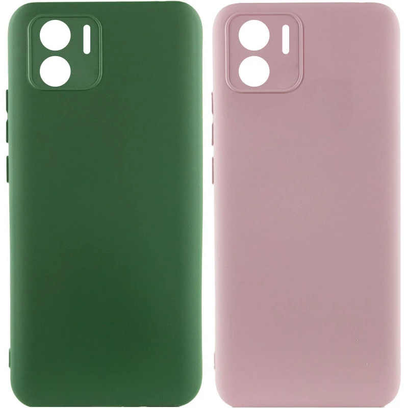 Кольоровий силіконовий чохол GETMAN із закритою камерою для Xiaomi Redmi A1 / A2 фото 1 з 2