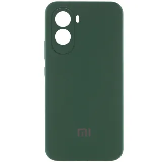 Чохол Silicone Case Lakshmi Premium L з закритою камерою на Xiaomi Poco M7 — Зелений / Cyprus Green