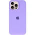 Чохол Silicone Case з закритим низом на Apple iPhone 16 Pro – Бузковий / Dasheen. Фото 4 з 9