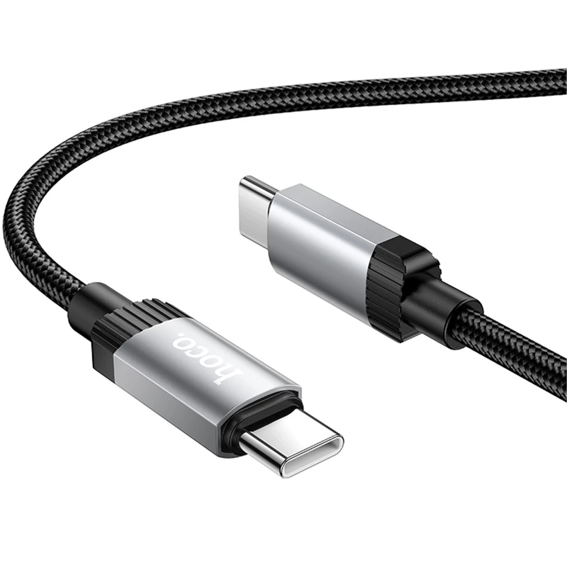 Дата кабель Hoco X117 Star Type-C to Type-C 60W (1m) – Black. Фото 2 з 5
