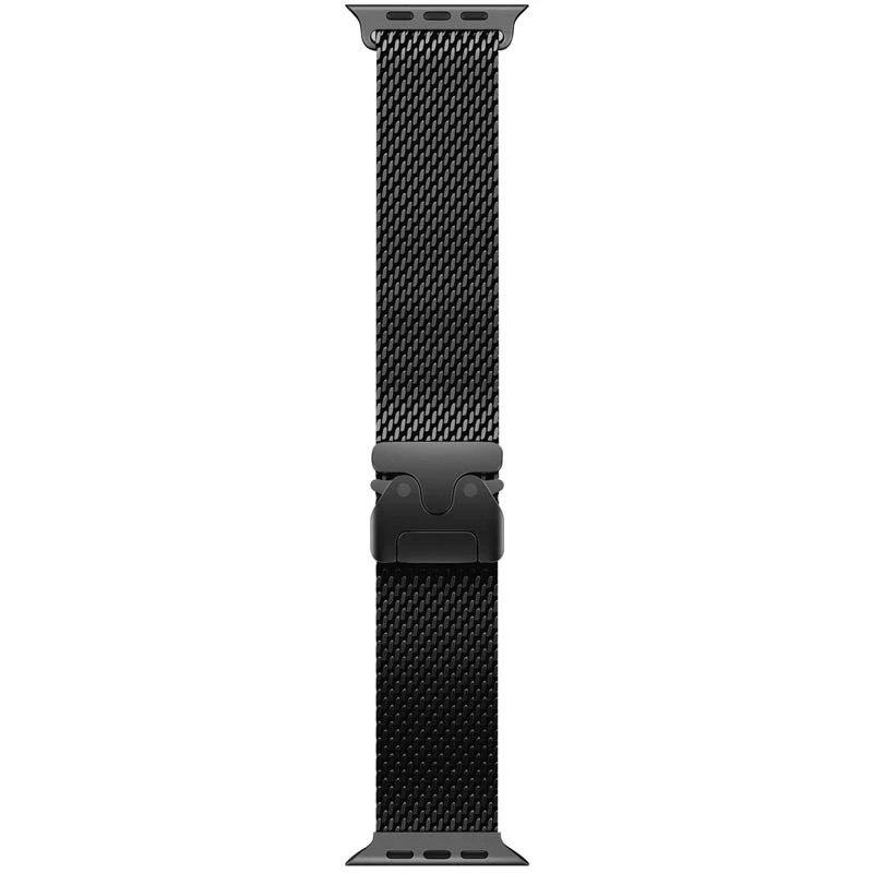 Ремінець Milanese Loop New Design для Apple Watch 42/44/45/46/49mm – Black. Фото 1 з 4