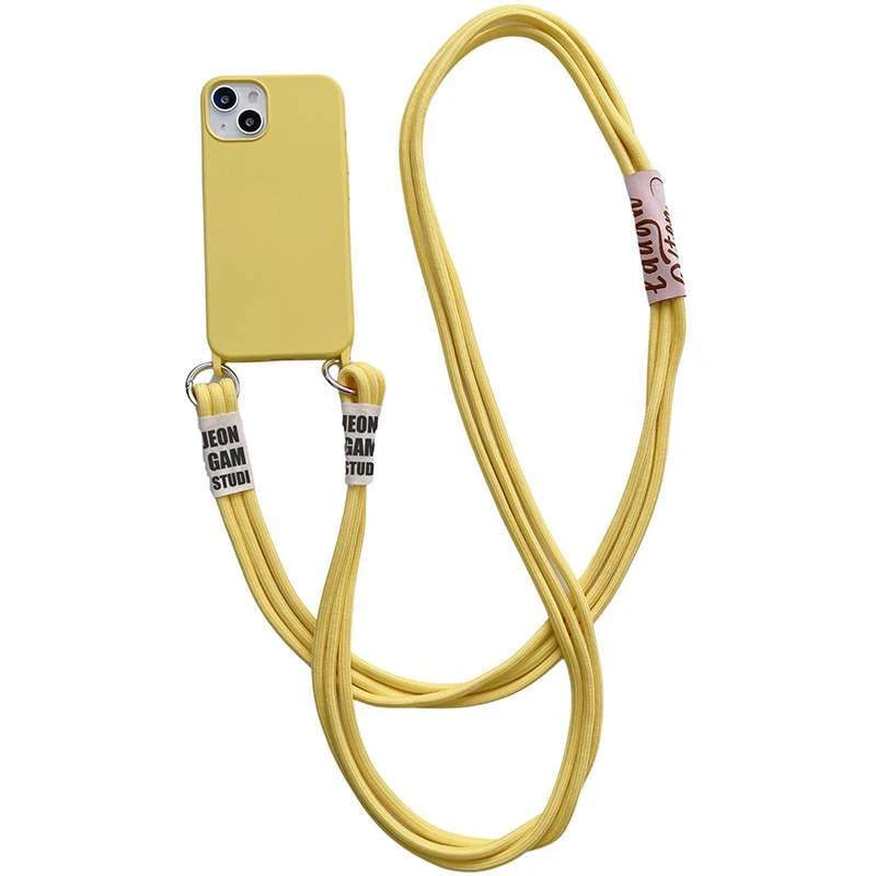 

Чохол TPU two straps California на Apple iPhone 11 (6.1") (Жовтий)