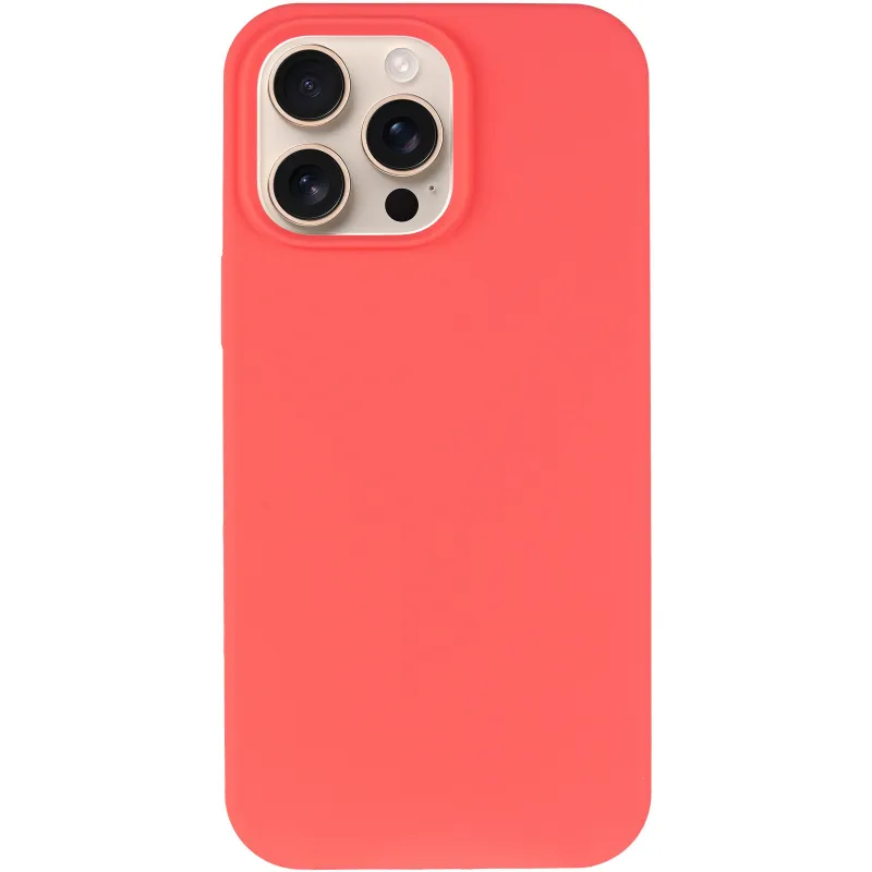 Чехол Silk Full Protective (AA) NO LOGO для Apple iPhone 16 Pro Max – Арбузный / Watermelon red. Фото 4 из 9