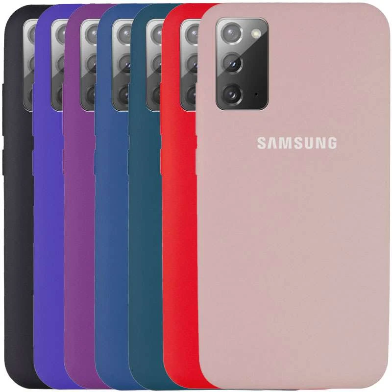

Чохол Silicone Case з закритим низом на Samsung Galaxy Note 20