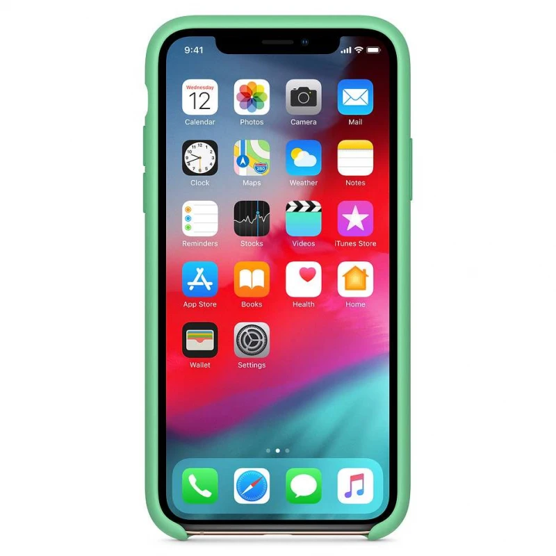 Чехол Silicone Case без лого для Apple iPhone 11 Pro (5.8") – Зеленый / Spearmint. Фото 2 из 3