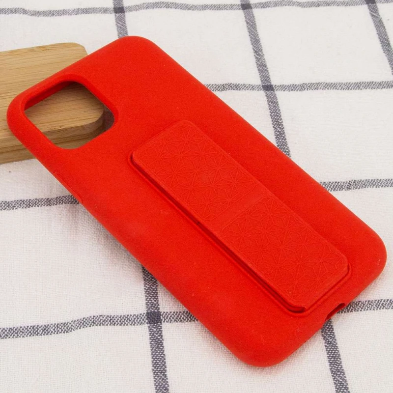 Чохол Silicone Case з тримачем на Apple iPhone 11 Pro (5.8") – Червоний / Red. Фото 5 з 5