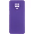 Цветной силиконовый чехол GETMAN с закрытой камерой на Xiaomi Redmi Note 9s / Note 9 Pro / Note 9 Pro Max – Фиолетовый / Ultra Violet. Фото 1 из 1
